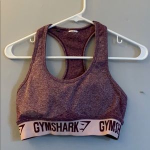 gymshark sports bra, size large